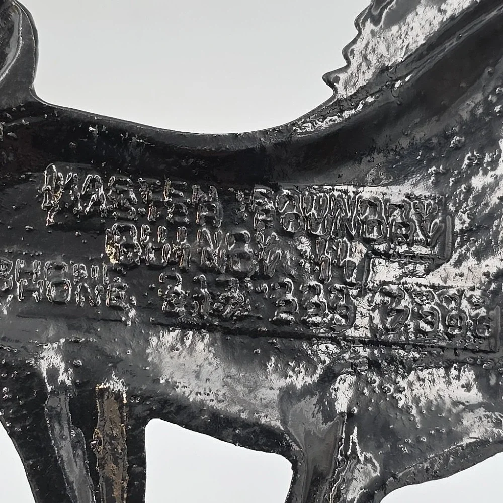 Vintage Cast Aluminum Horse Wall Decoration Home Barn Plaque Master Foundry